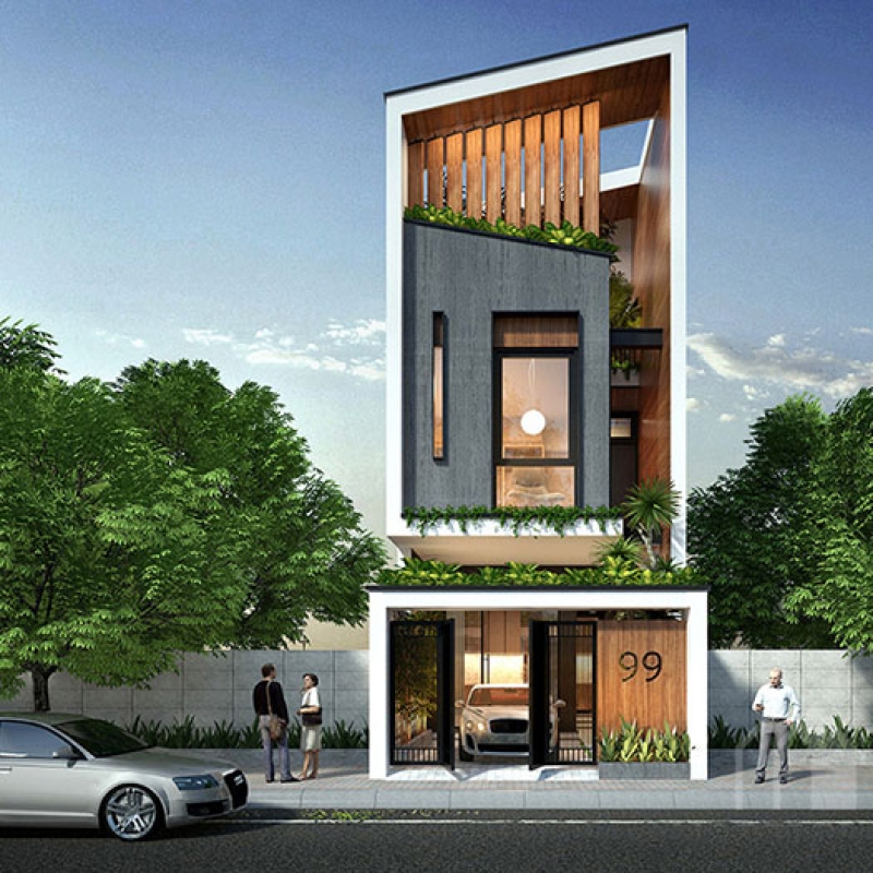 Nhà phố mặt tiền đường Thống Nhất - Mã B0002